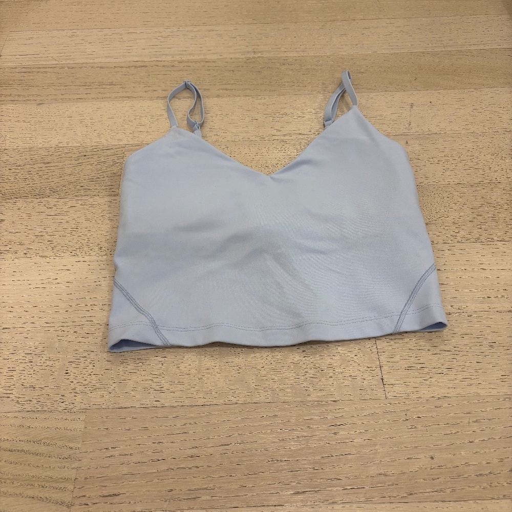 BARELY USED Lululemon Align Cropped Cami Tank Windmill Size 2